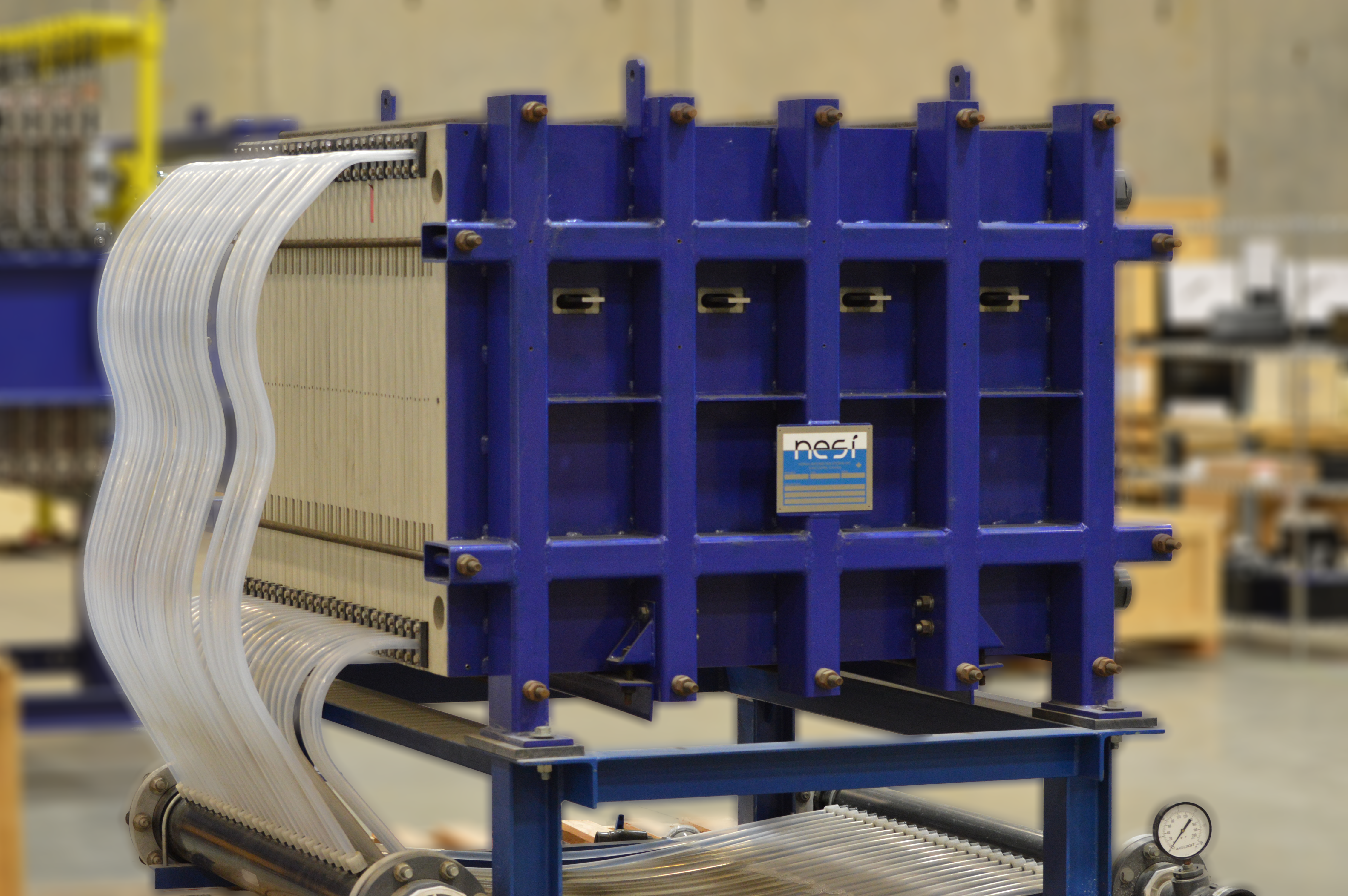 NEO organic electrolyzer in operation